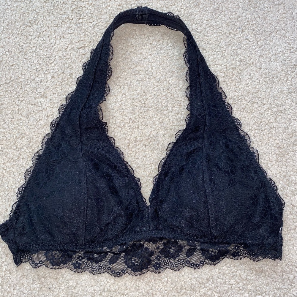 Gilly Hicks Black Halter Bralette